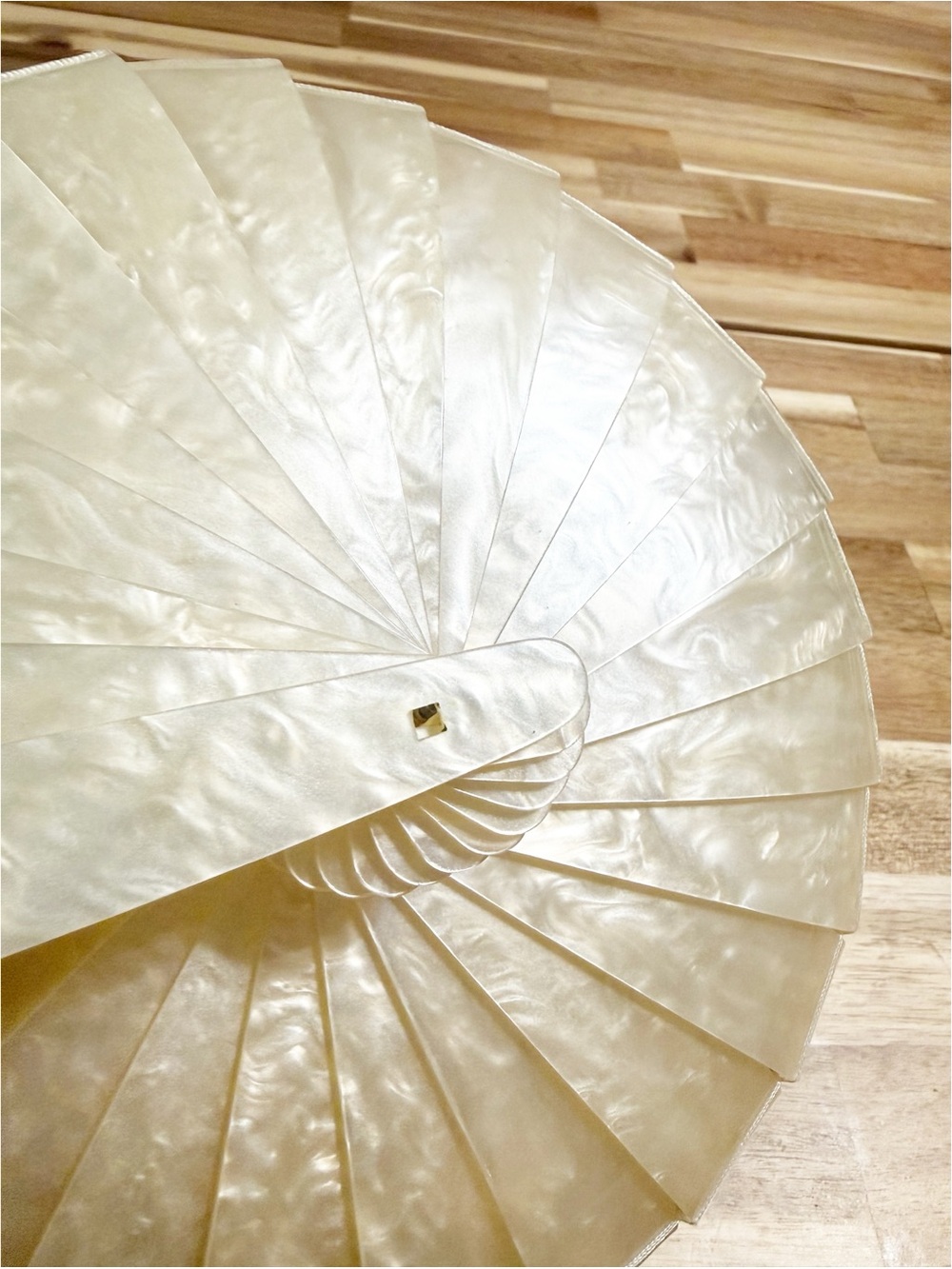 Cult Gaia Sirena Shell Acrylic Rounded Seashell Clutch in Ivory $398 MSRP - Picture 13 of 13